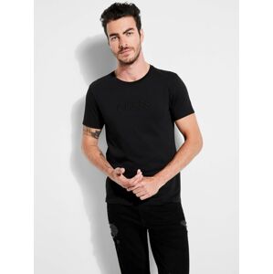Guess pánské černé tričko - M (JBLK)